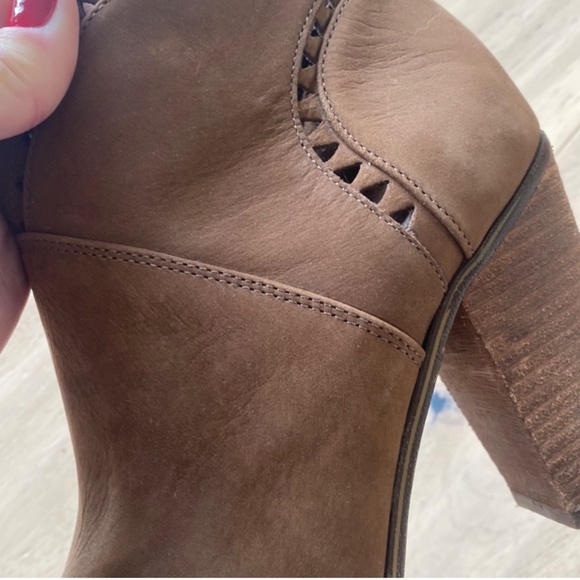 Vince Camuto Brown Leather Boots - Picture 6 of 7